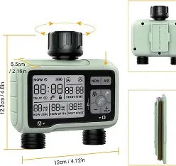 تایمر آبیاری قطره ای مدل HCT-326 لوله بازار