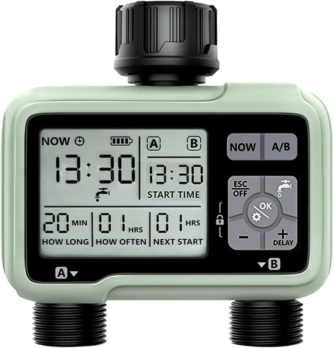 تایمر آبیاری قطره ای مدل HCT-326 لوله بازار