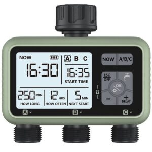 تایمر آبیاری قطره ای مدل HCT-378 لوله بازار خسروی